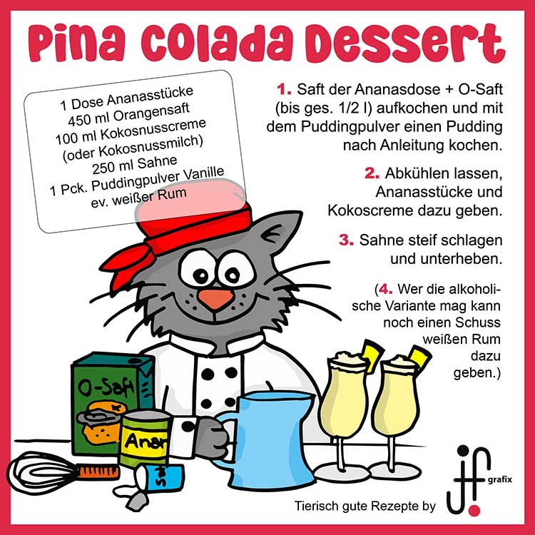 Rezept – Pina Colada Dessert
