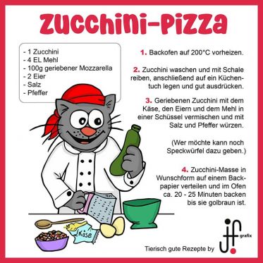 Rezept Zucchinipizza